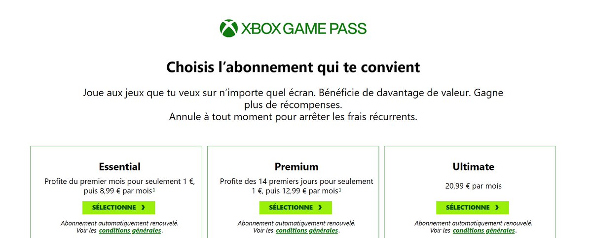 Xbox Game Pass : Microsoft baisse enfin le prix de l'abonnement Ultimate