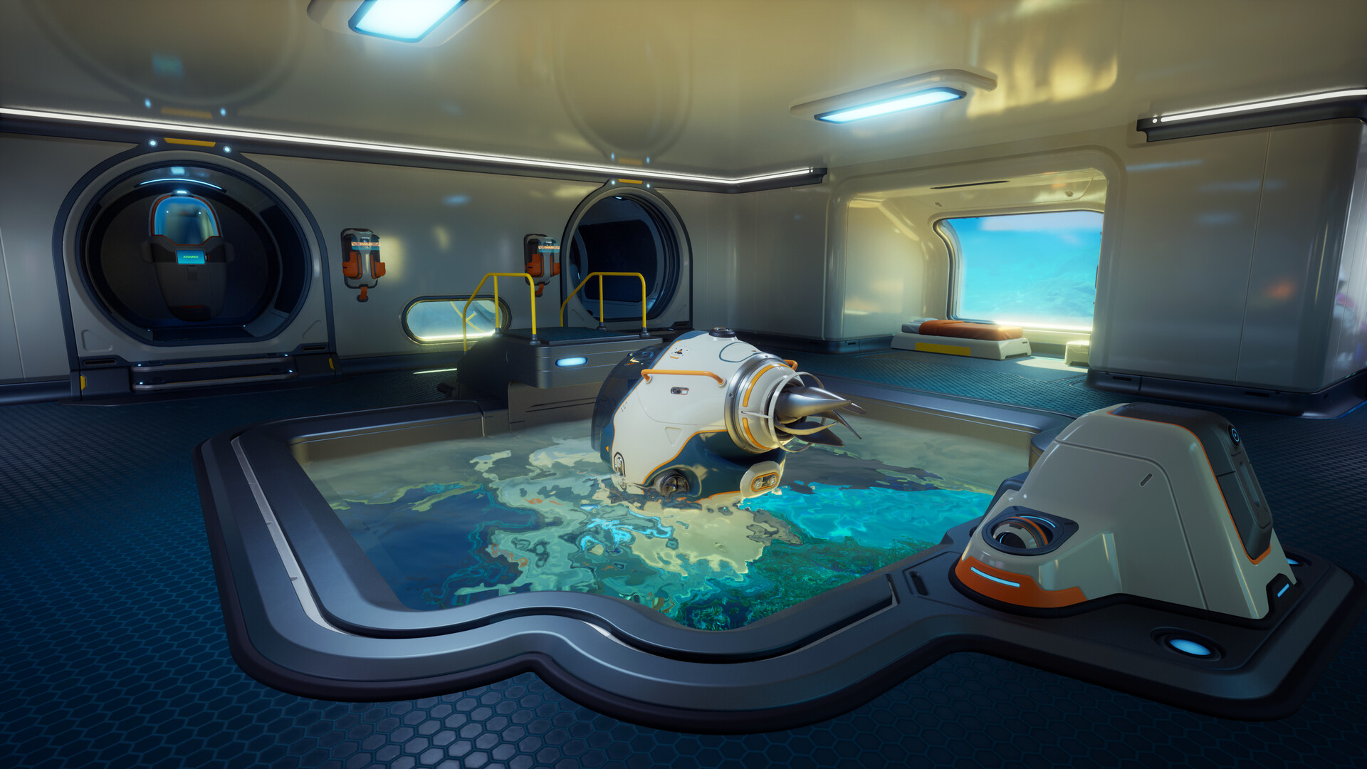 Le Tadpole, nouveau véhicule de Subnautica 2