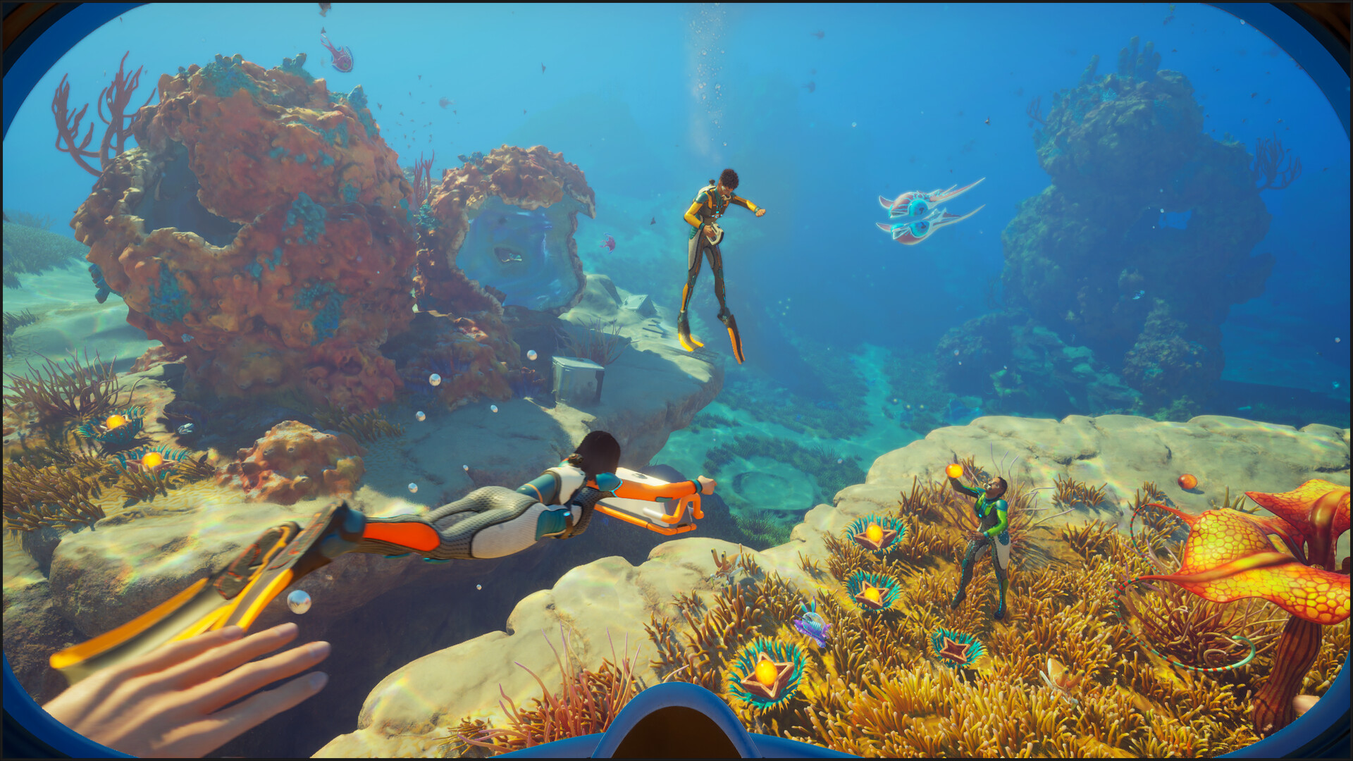 Cooperation à plusieurs plongeurs dans Subnautica 2
