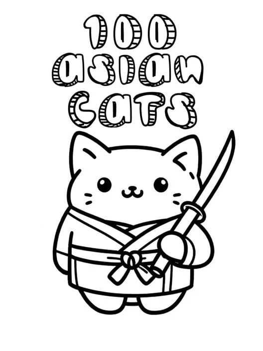 Couverture de 100 Asian Cats