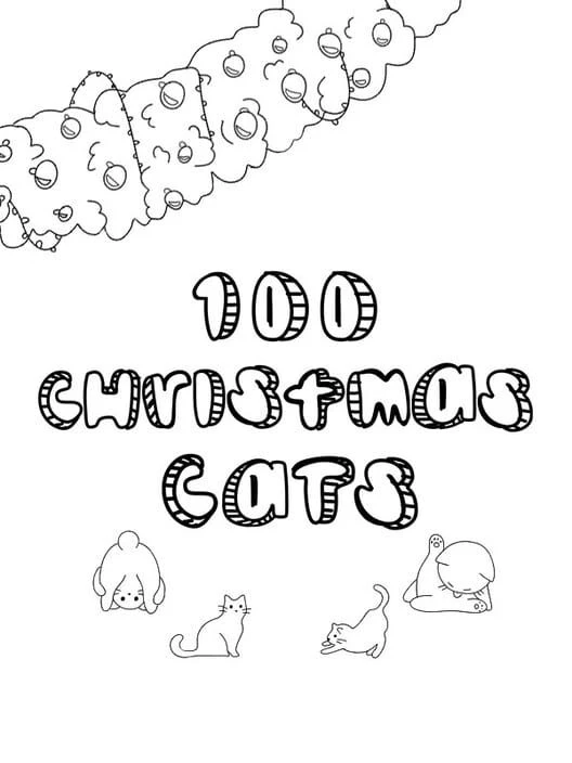 Couverture de 100 Christmas Cats