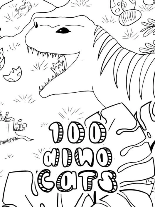 Couverture de 100 Dino Cats