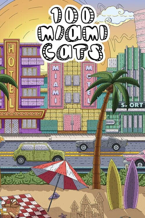 Couverture de 100 Miami Cats