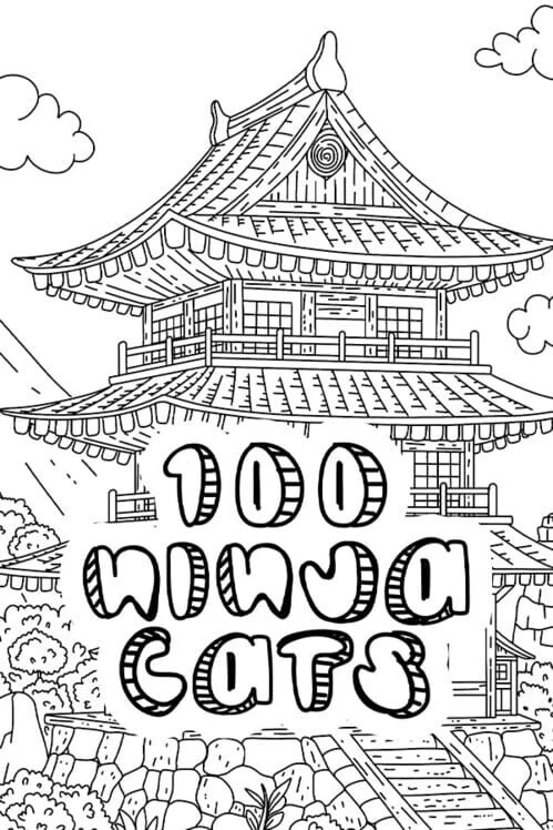 Couverture de 100 Ninja Cats
