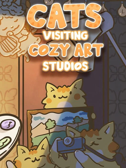 Couverture de Cats Visiting Cozy Art Studios