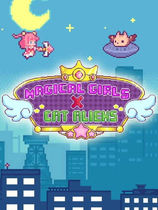 Couverture de Magical Girls vs. Cat Aliens