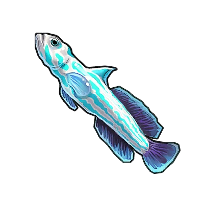 Poisson tacheté cyan