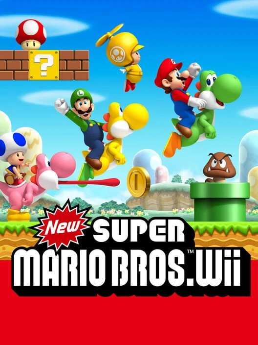 Couverture de New Super Mario Bros. Wii