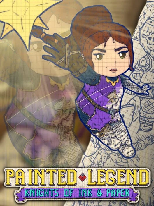 Couverture de Painted Legend: Knights of Ink & Paper