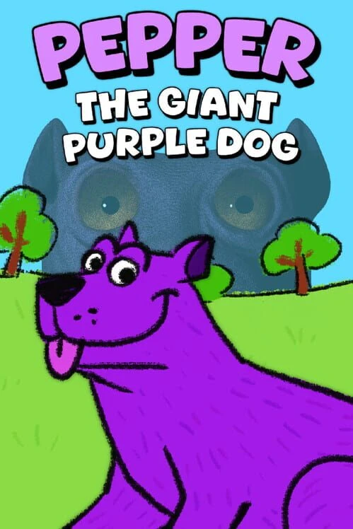 Couverture de Pepper the Giant Purple Dog