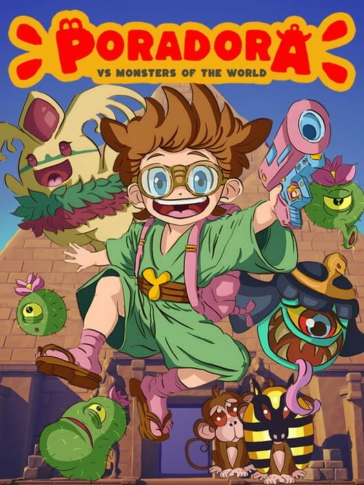 Couverture de Poradora vs. Monsters of the World