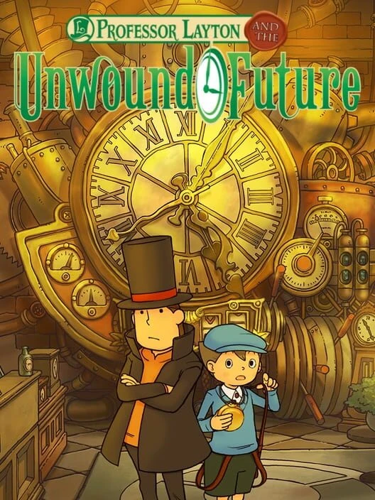 Couverture de Professor Layton and the Unwound Future