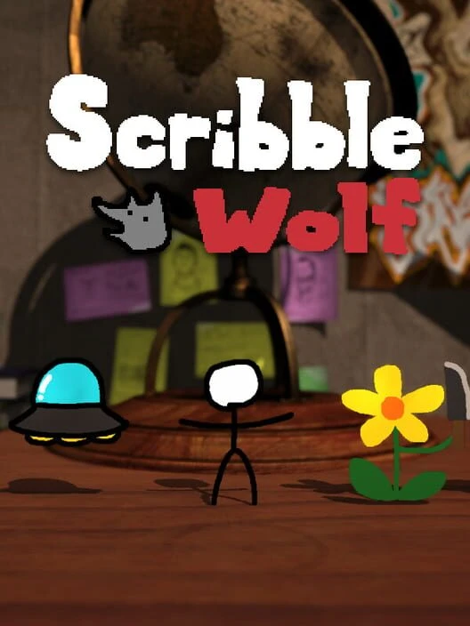 Couverture de Scribble Wolf