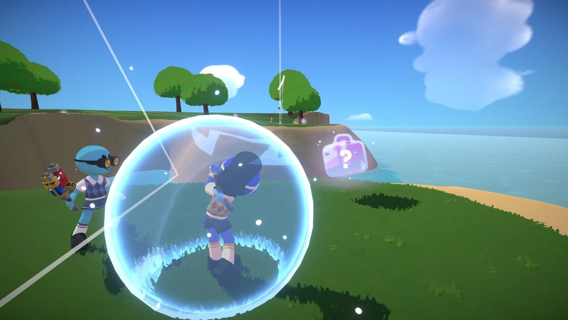 Super Battle Golf - moment d'action chaotique